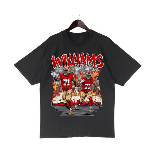 Vintage 90s Graphic Style Williams T-Shirt, Retro Football Bootleg Gift