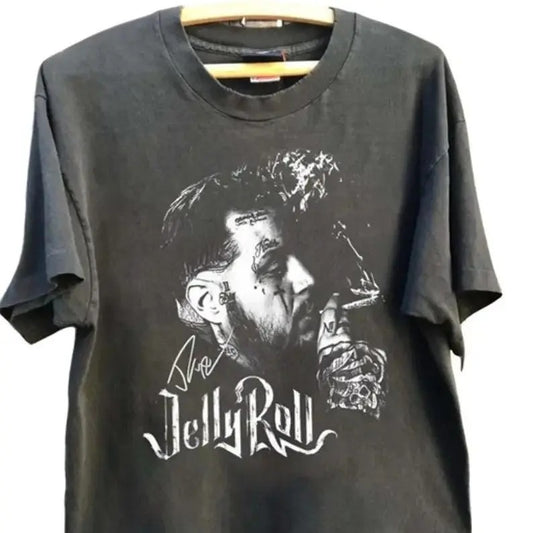Vintage 90s Jelly Roll T-Shirt, Jelly Western Country Shirt, Jelly Roll Tour Tee, Unisex Shirt Gift For Men, Women, Vintage Tee, Trending Tshirt