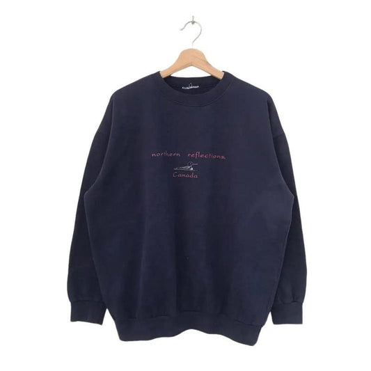 Vintage 90s Northern Reflections Duck Sweatshirt Canada Mallard Duck Habitat Hunting season 2025 2026 Unisex Cotton Hoodie tshirts