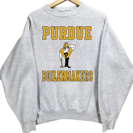 Vintage 90s Purdue University Boilermakers Unisex T-shirts Hoodie Sweatshirt