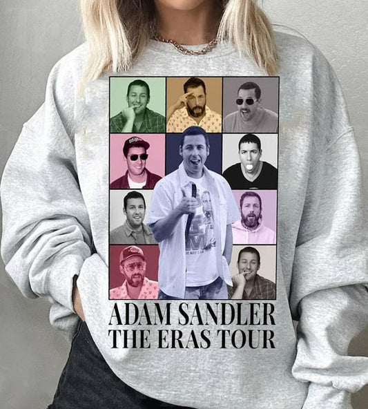 Vintage Adam Sandler The Eras Tour Shirt,Adam Sandler Fan Gift,Adam Sandler 2024 Concert Shirt, gift for fans