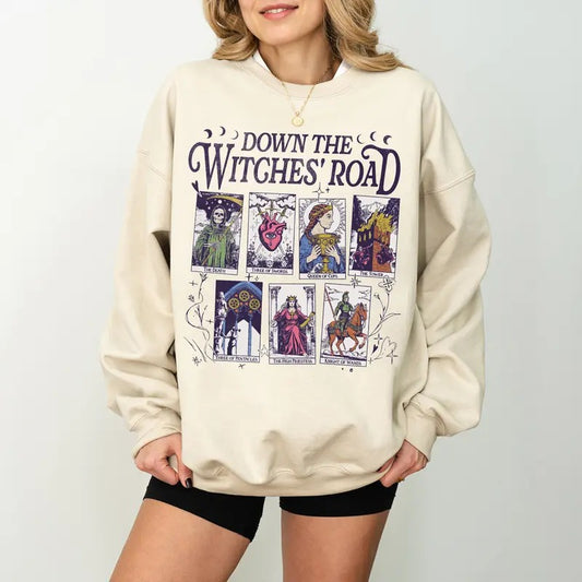 Vintage Agatha's All Along Sweatshirt, Agatha's All Along Tarot Cards Shirt, Agatha's Shirt, Green Witch Queer Lesbians Tee