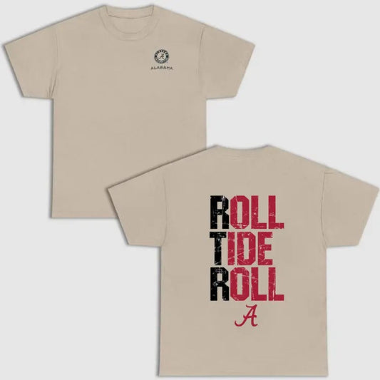 Vintage Alabama Crimson Tide 2 Sides T-Shirt, NCAA Tee, Full Color T-Shirt, Unisex T- Shirt, For Men, For Women