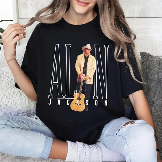 Vintage Alan Jackson T-shirt Last Call one more for the road Sweatshirt Alan Jackson Graphic Hoodie Alan Jackson Merch Gift For Fans Men Women