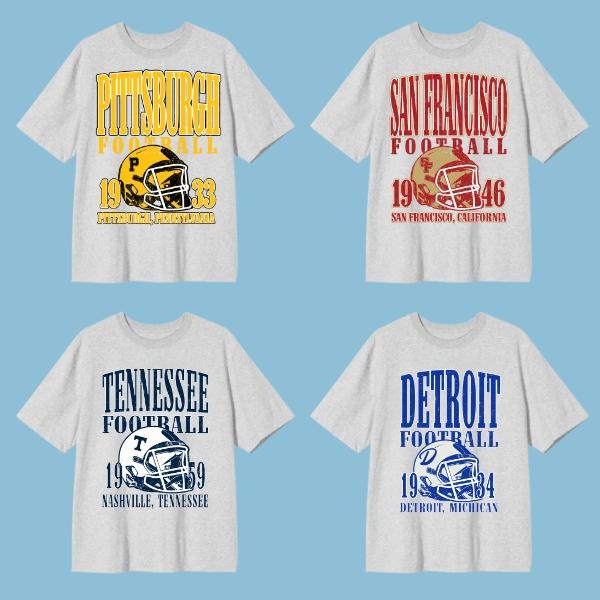 Vintage All Teams Football Unisex T-shirt, Sport All Team T-Shirt, Vintage Football Shirts Original Retro, Classic Football Shirts, Classic T-Shirt All Teams Football