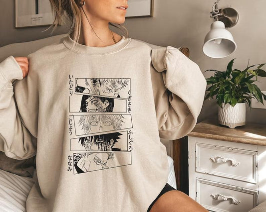 Vintage Anime Sweater, Anime lover gift, Anime merch, Anime Lover Sweatshirt, Hoodie gift, Sweater, Anime Gift, Gift for anime fan, Gifts