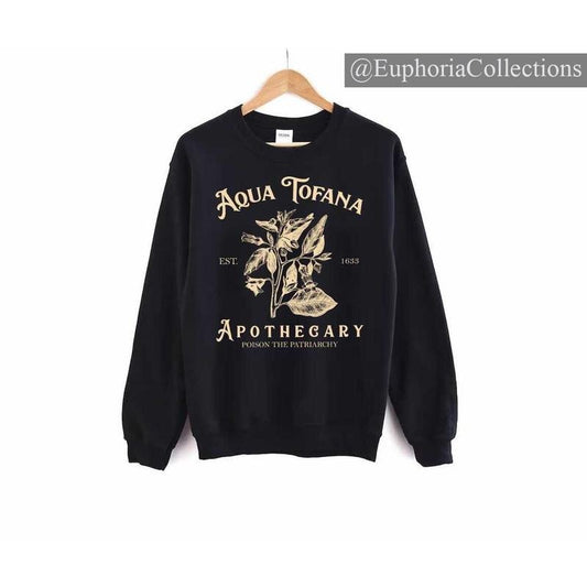 Vintage Aqua Tofana Apothecary Shirt, Poison The Patriarchy Shirt, Feminist Women's Rights Witchy Feminist Tee , Global Trending Outfits