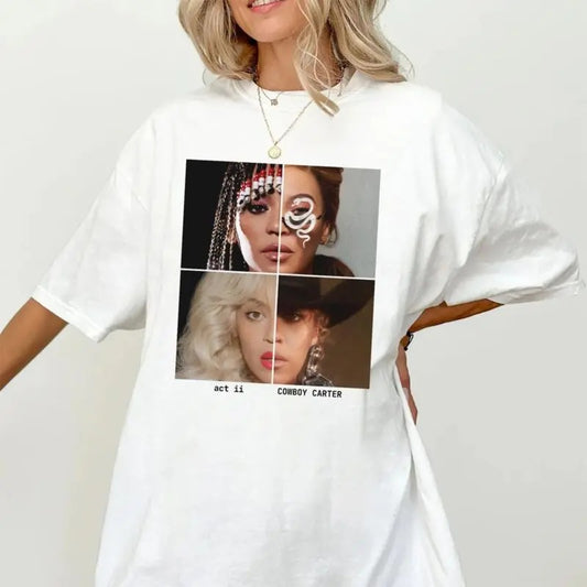 Vintage Beyonce Cowboy Carter Shirt, Beyoncé ACT 2 Cowboy Carter Cover 2024 shirt, Album Name Song Beyonce shirt, Beyonce Cowboy Carter Shirt, Bey hive Exclusive Merch