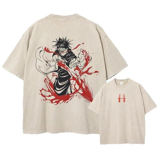 Vintage Blood Manipulation Graphic Tee, JJK Anime Crewneck, Japanese Anime Tees, Anime Shirt, Gift For Fans, Gift For Him, Gift For Her
