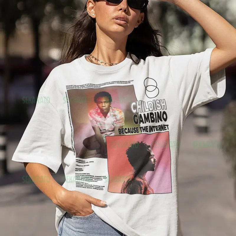 Vintage Bootleg Inspired Tee | Graphic Unisex Tee | Childish Gambino Shirt, Aesthetic Pop AlbumT-shirt Hoodie Sweater