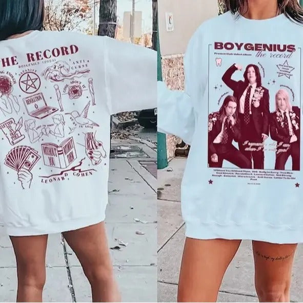 Vintage Boygenius Sweatshirt, Boygenius Band 2024 Tour Shirt, Indie Rock Music Tour 2024 Shirt, Indie Music Shirt