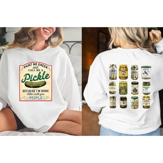 Vintage Canned Pickles sweatshirt