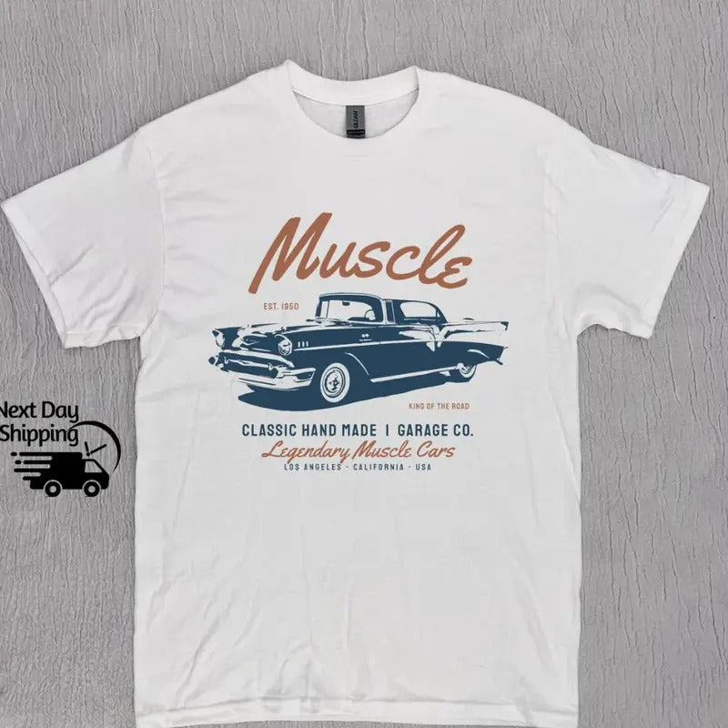 Vintage Car Shirt, Retro Original Hot Rod Car T-Shirt, Vintage Shirt, Retro Distressed Shirt, Vintage Car Lovers Gift Tee, Men Gift - graphic tee Menswear Top Tshirt graphic tees