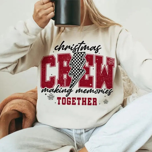 Vintage Christmas Crew Tee, Sweatshirt, Hoodie Size S-3XL,Gift For Women Top Womenswear Underwear Humen Printed Comfort