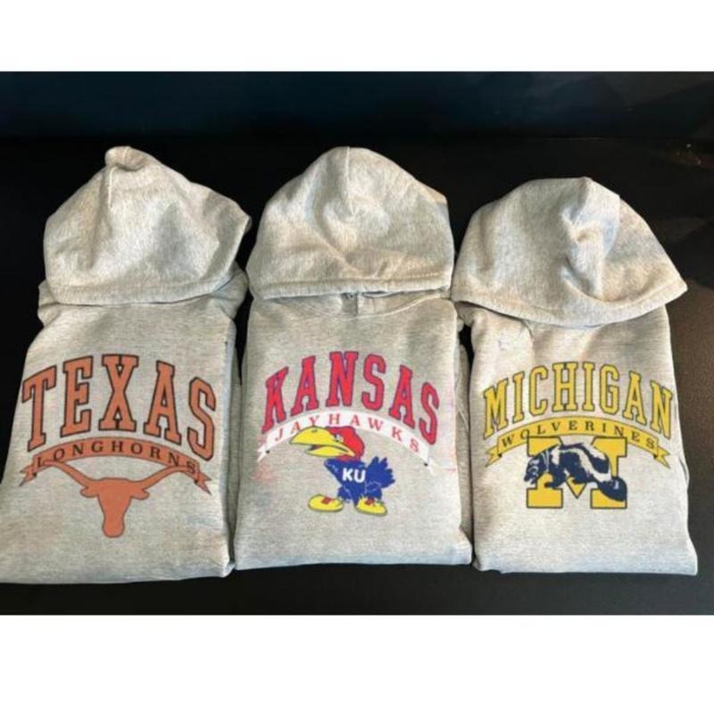 Vintage College Football Hoodie, New Retro Style Hoodie, Vintage University of NCAA Hoodie, Vintage Graphic Hoodies, All Team Football Hoodie, Unisex Hoodie For Men And Women