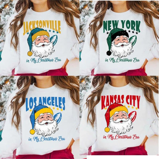 Vintage Dallasa Football In My Christmas E.ra Unisex Sweatshirt, Football Team Retro 90s Hoodie, Football Mom Sweater, Christmas Gifts