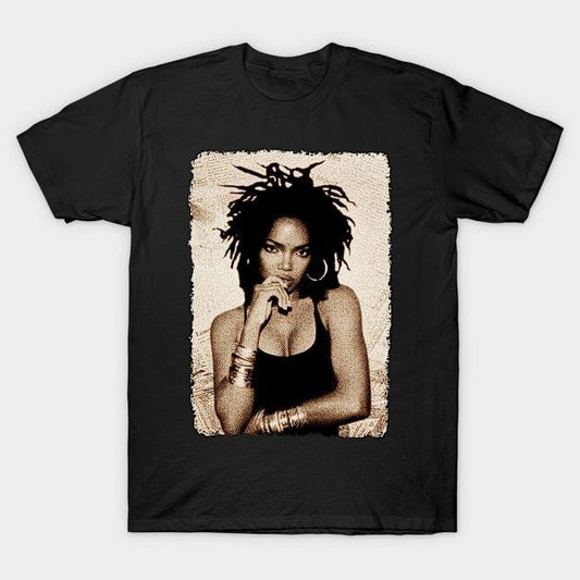 Lauryn Hill 80s 90s // Vintage Distressed T-Shirt