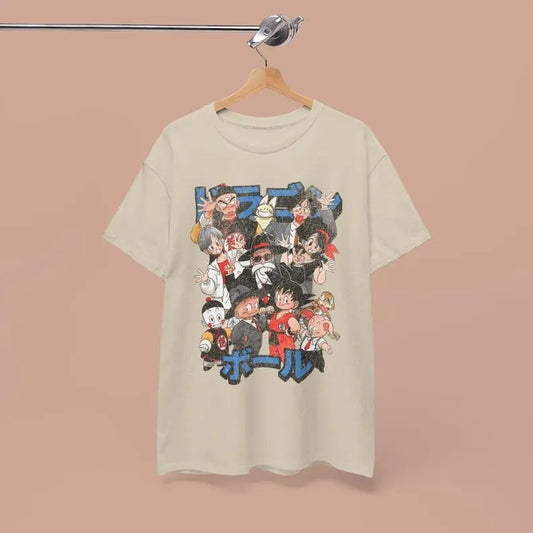 Vintage Dragon Ball Unisex Graphic T-shirt Retro Anime T-shirt Gift For Anime Lovers