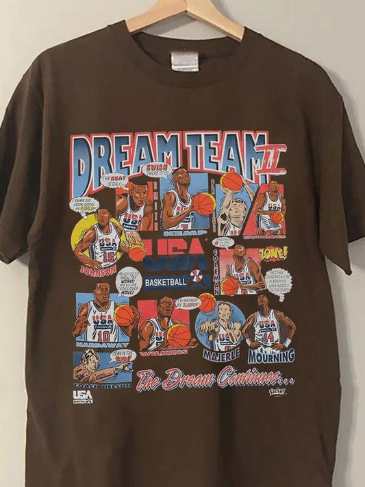 Vintage Dream Team Tee Shirt, Vintage 1992 USA Dream Team T-Shirt, USA Dream Team Tee Shirt, Dream Team Basketball Tee Shirt, Vintage Dream Team Sweatshirt, American Dream Team Shirt, Vintage 90s Dream Team Sweater, Basketball Dream Team Shirt