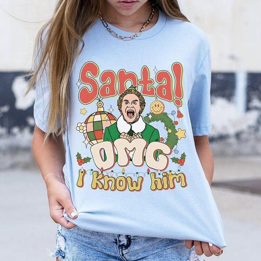 Vintage Elf Christmas Movie Sweatshirt, Xmas Classic Movie 90s Tee, Elf Christmas Sweater,Christmas Elf Shirt,Christmas Movie Shirt, Xmas T Shirt, Hoodie