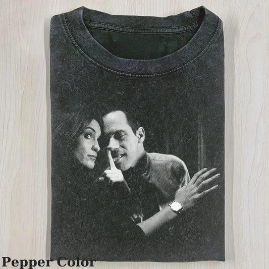 Vintage Elliot Stabler And Olivia Benson Graphic Tee - Elliot and Olivia Shirt - Law and Order SVU Movie Shirt - Movie Character Shirt - Christopher Meloni - Mariska Hargitay