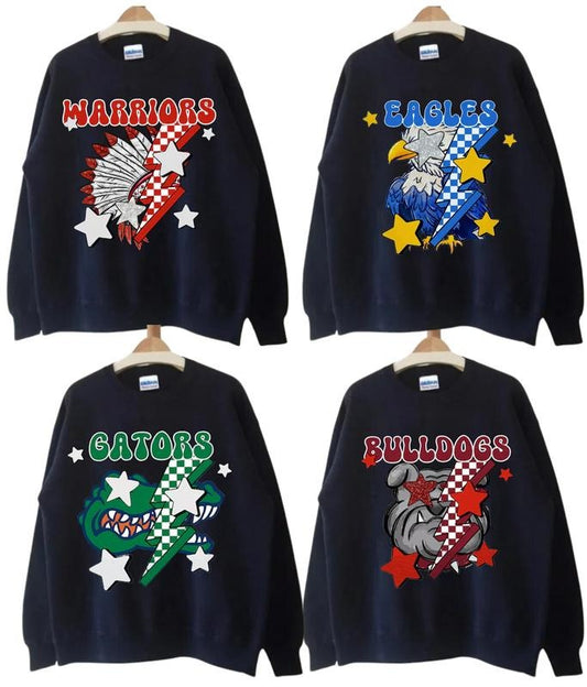 Vintage Football NCAA Unisex Classic Sweatshirt, Vintage Sweatshirt All Teams NCAA, Classic Sport Sweatshirt, Gifts For Football Fan Sport. Crewneck Menswear