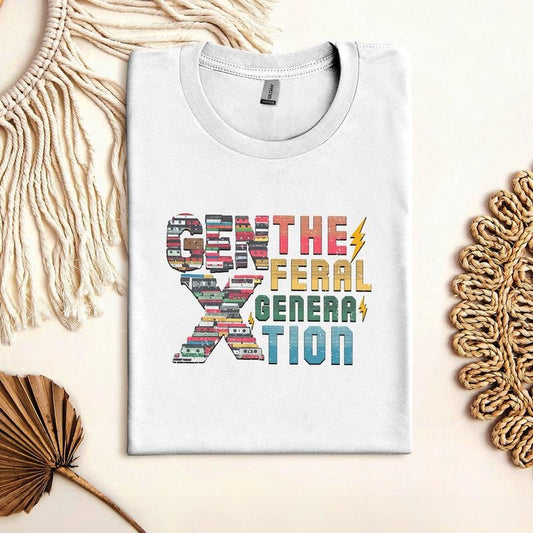 Vintage Gen X Shirt Generation X Shirt Gen X The Feral Generation Shirt Retro Vintage Gen X Shirt Funny Gen X T-shirtgen X Trendy Shirt  T-shirt, sweater and Hoodie