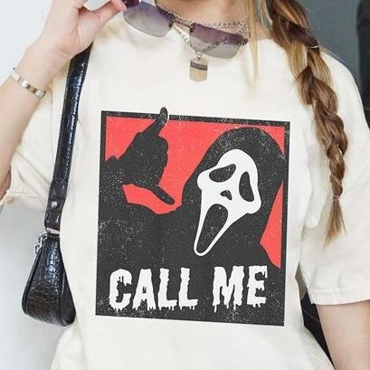 Vintage Ghost Face Shirt | Scream Movie Shirt | Horror Halloween Shirt | Halloween Scary Movie Shirt | Halloween Party