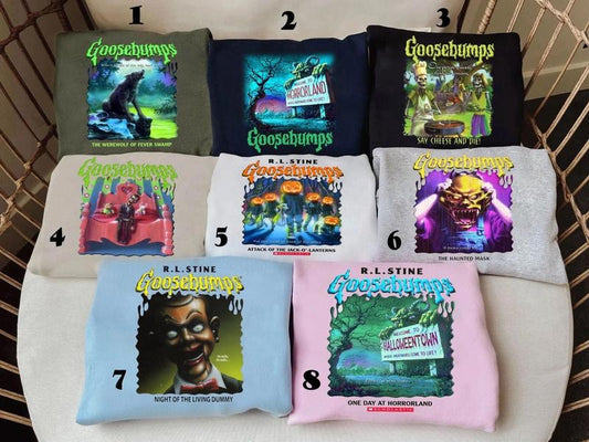 Vintage Goosebumps Sweatshirt, Goosebump Halloween Sweatshirt
