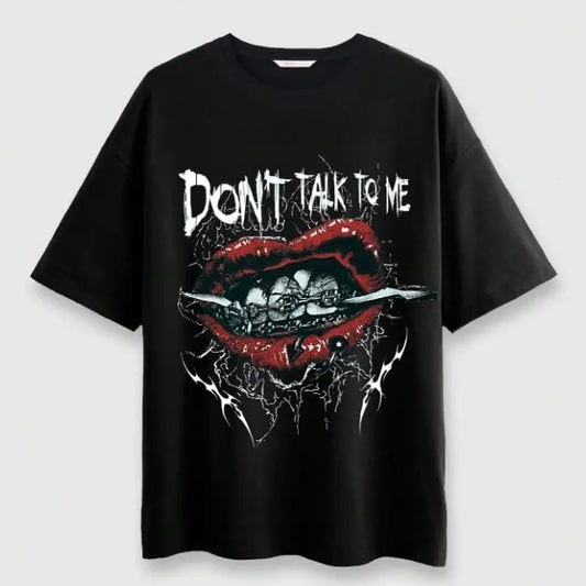 Vintage Grillz Grunge Punk Rivet Graphic Tee, Sweatshirt, Hoodie Gift For Women Top Womenswear Underwear Cotton T-Shirt Polyester