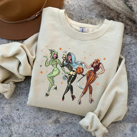 Vintage Halloween Shirt, Halloween Sweatshirts, Retro Halloween Cowgirl Shirt, Western Halloween Shirt, Halloween Ghost T-Shirt