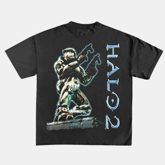 Vintage Halo 2 T-Shirt, Retro tee,  unisex shirt, gift for game fans, gift for him for her, crewneck, gildan, video game shirt