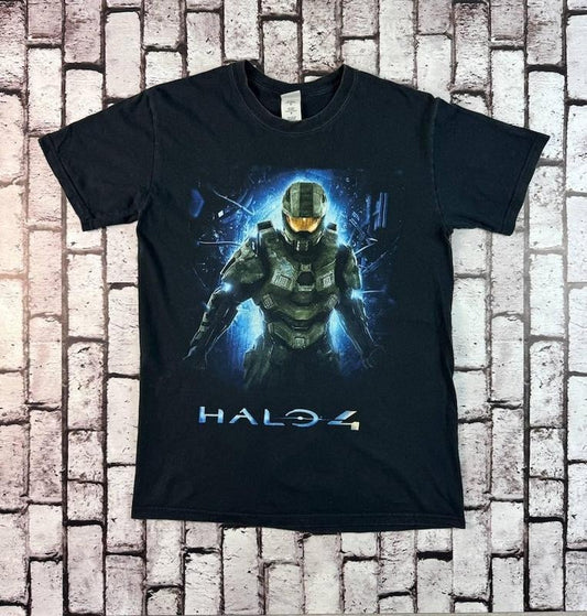 Vintage Halo 4 Video Game Graphic T Shirt Medium Rare