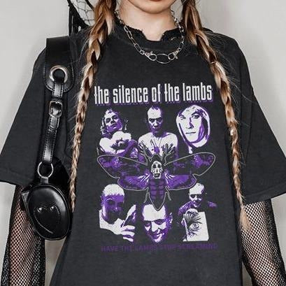 Vintage Hannibal Lecter Shirt | Silence of the Lambs Shirt | Horror Halloween Shirt | Halloween Movie Shirt | Halloween Partystyle{n002}3