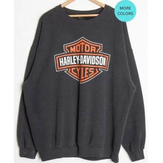 Vintage Harley-Davidson Sweatshirt, Motorcycle idea hoodie, Unisex T-shirt, Motorcycle SHIRT, Trendy shirt, Menswear, sweatshirt hot trend