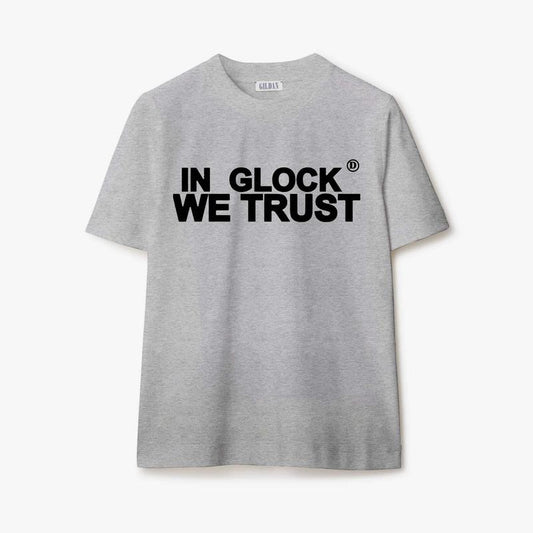 Vintage In Glock We Trust Y2k 90s Hip - Hop Shirt-Unisex Shirt - Classic Menswear - Menswear Top