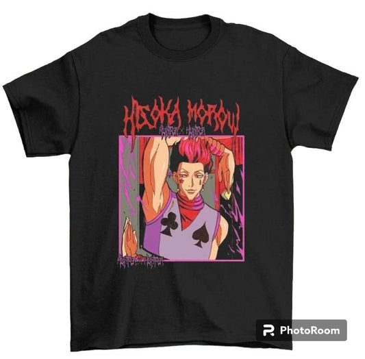 Vintage Japanese Anime Hunter X Hunter Black T-Shirt Gift For Fans Graphic Tees Gift Boyfriend