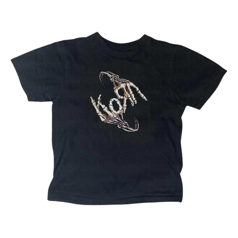 Vintage Korn Graphic Baby Tee, Retrto Women Shirt, Funny Baby Tee, Y2k Clothes Punk, Grunge 2000s, Gothic Emo Girl Tops, Gift For Girlfriend Cotton Womenswear