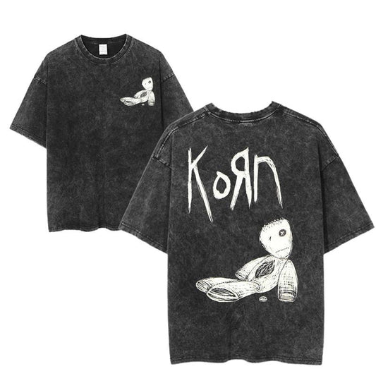 Vintage Korn Graphic Tee, 90s Rock Shirt, Korn Band Shirt, Classic Nu Metal T-shirt, Iconic Korn Apparel, Unisex Music Streetwear, Retro Concert Fashion