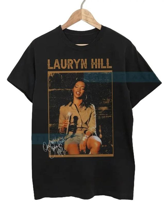 Vintage Lauryn Hill shirt, Lauryn Hill Fans Shirt, Rock pop music shirt Classic Cotton
