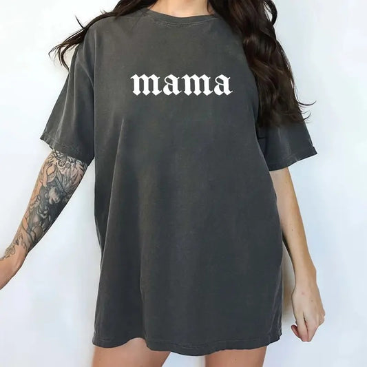 Vintage Mama Shirt, Funny Mom T-shirt, Mom Life Vintage Graphic Printed Tee, Cool Moms Unhinged Shirt, New Mom T-shirt, Mommy Outfit, Work Out Shirt For Mom, Comfy Fabric Graphic Tee, Women's Top, Womenswear, Cotton Fabric Relaxed Fit Chic Style