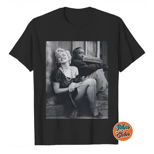 Vintage Marilyn Monroe & 2P.a.c Shirt, Vintage 90s Shirt,Classic Shirt, Crewneck gift for Fan Tees,  For Men, For Woman, Trendy Shirt