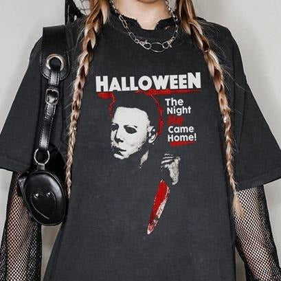 Vintage Michael Myers Tee | Michael Myers Shirt | Horror Halloween Shirt | Halloween End Shirt | Serial Killer Shirt | Horror Character style 02