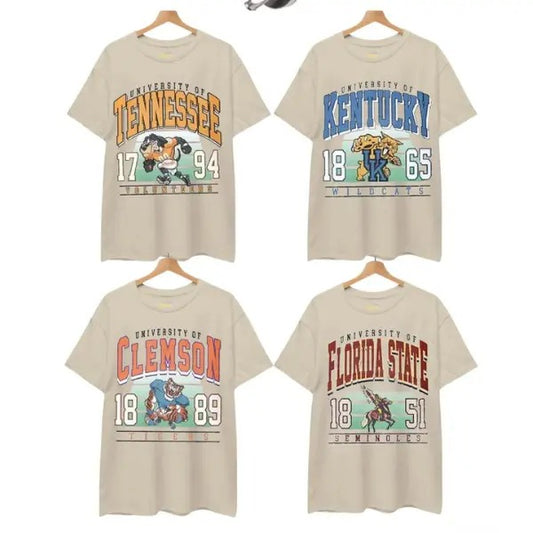 Vintage NCAA College Teams T-Shirt, Classic Sports Tee, Perfect Gift for Sport