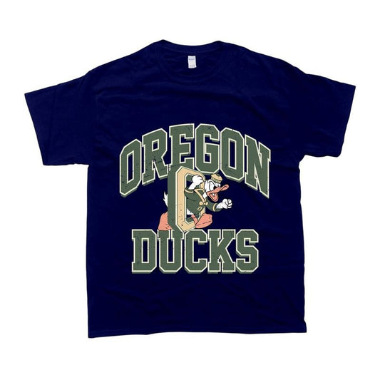 Vintage NCAA Oregon Ducks Logo Tshirt University, Unisex Tshirt, Boy's Gift, Girl's Gift, Menswear Tshirt Casual Crewneck