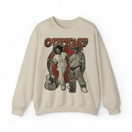 Vintage OUTKAST Unisex T-Shirt, Sweatshirt, Full Sizes, Full Colors, Unisex T-shirt for Men and Women, Classic Menswear, Womenswear Top Collar