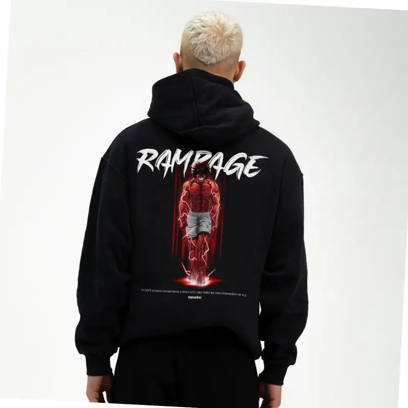 Vintage Ohma Tokita - Kengan Ashura Hoodie, Anime Hoodie, Anime shirt, Manga shirt, Anime shirt Classic Cotton