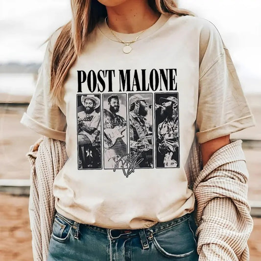 Vintage Post Mallone Shirt, Mallone Rap Music Tee, Post F1 Trillion Tour Shirt, Posty Rapper Shirt, Mallone Music The Album Shirt, Full Sizes, Full Colors, Unisex T-shirt for Men and Women, Classic Menswear, Womenswear Top Collar Cotton Streetwear