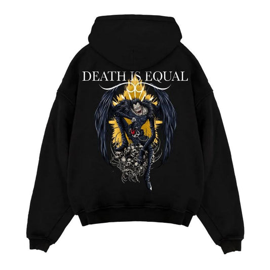 Vintage Ryuk X Death Is Equal - Death Note Hoodie, Anime Hoodie, Anime shirt, Manga shirt, Anime shirt Classic Cotton