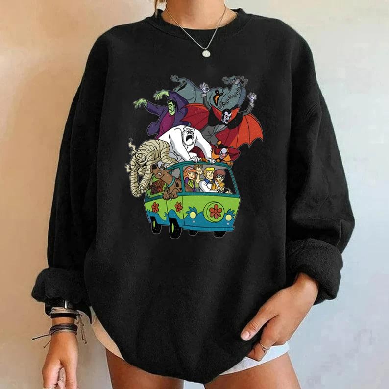 Vintage Scooby Doo Sweatshirt, Halloween Shirt, Scooby Crewneck, Halloween Movie Tee, Halloween Gifts, Retro Halloween Hoodie